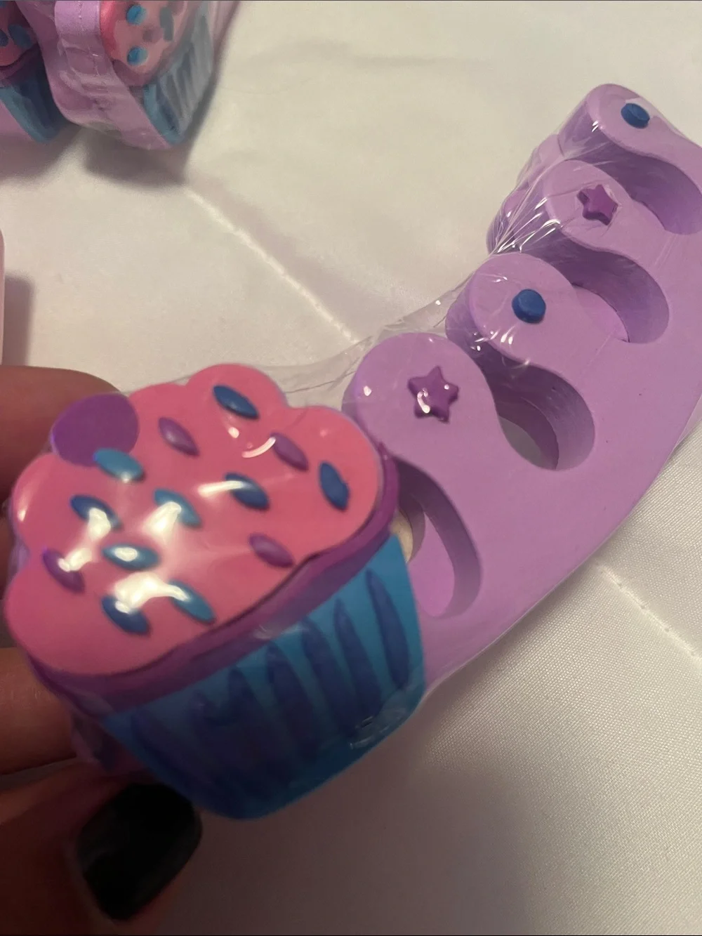 Pink & Purple Fun Spa Toe Separators (You get a set of five) (4 Sets Available)